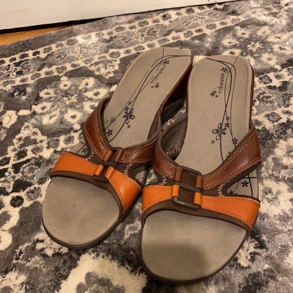 Merrell wedge casual open sandals - Picture 2 of 7